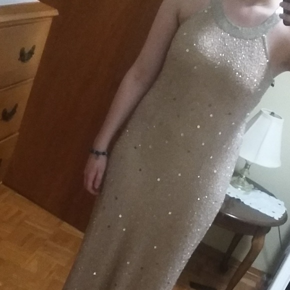 Sparkly Blush Gown - Picture 8 of 9